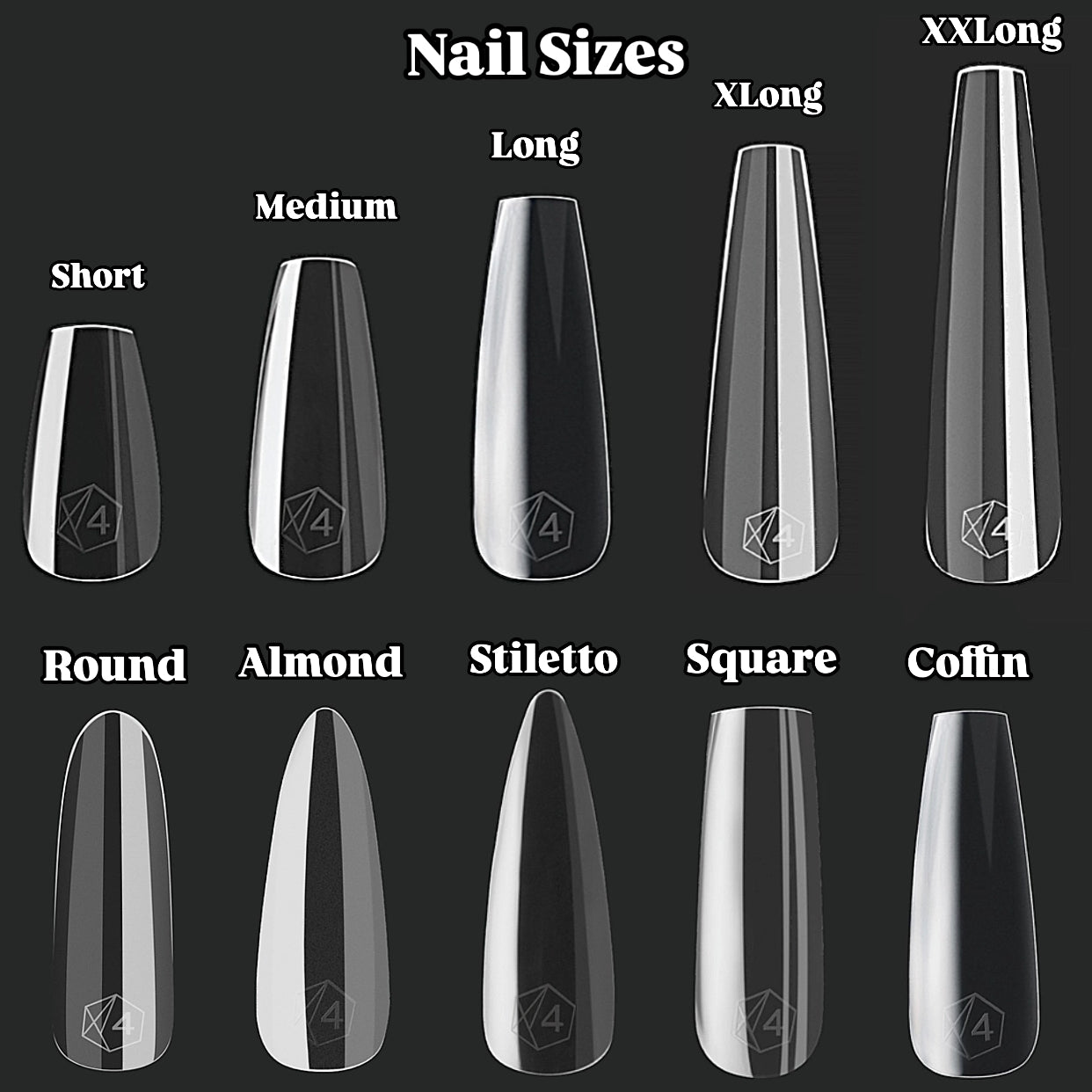 A3 Gold Pearl Nails