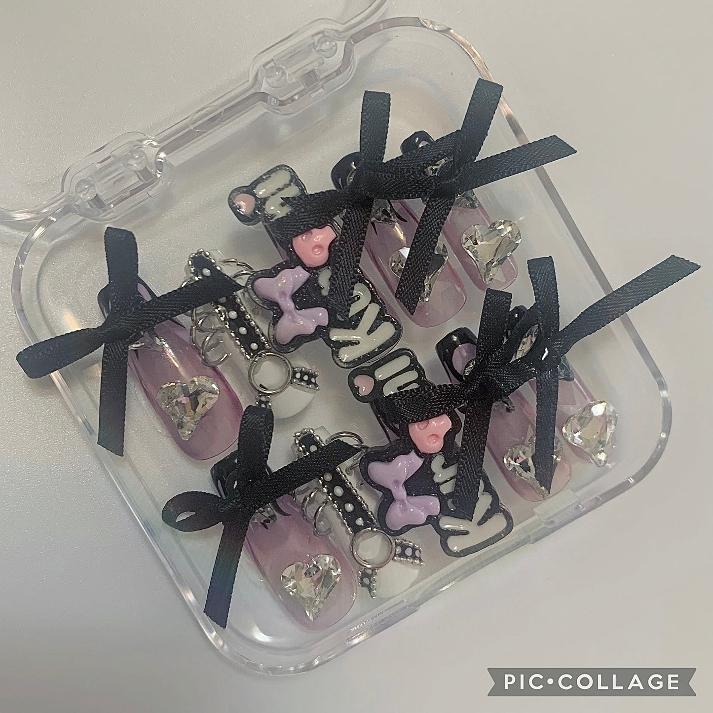 A4 Kuromi Nails
