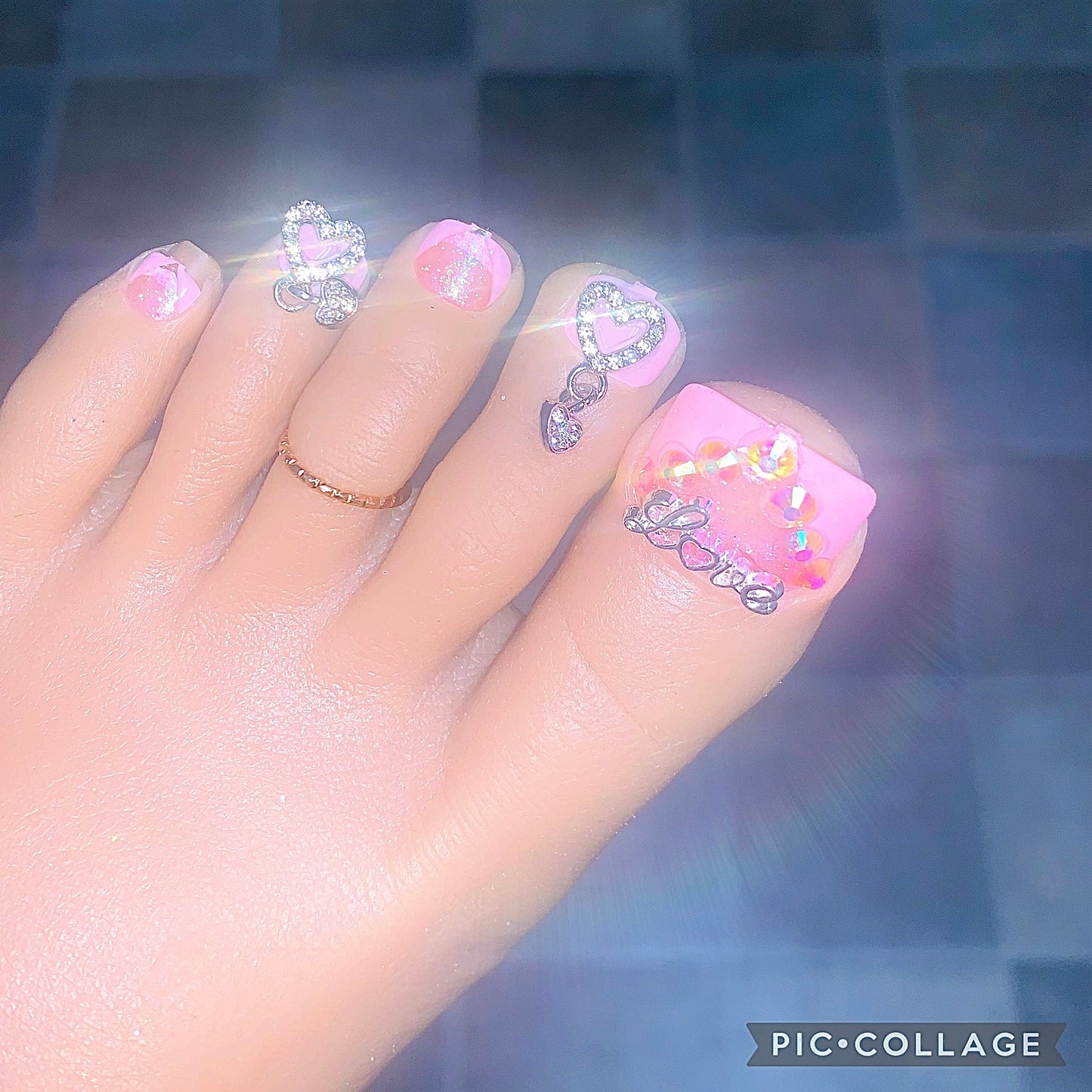 A1 Pink Love Toes